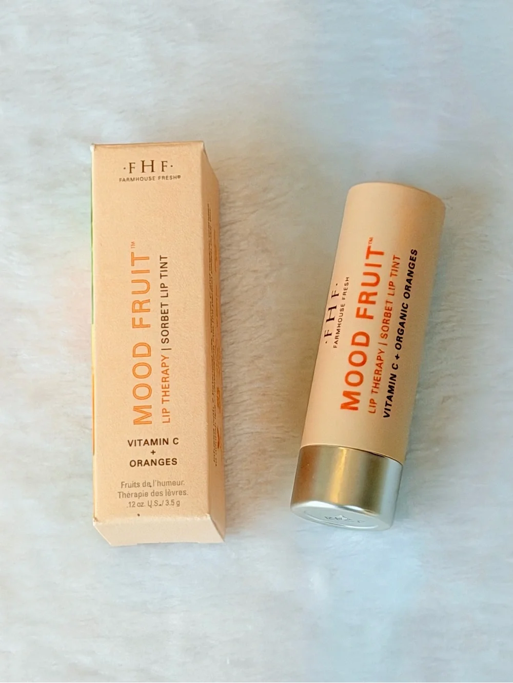 ✨NWT FARMHOUSE FRESH Mood Fruit Sorbet Lip Tint - Orange (Vitamin C + Oranges)